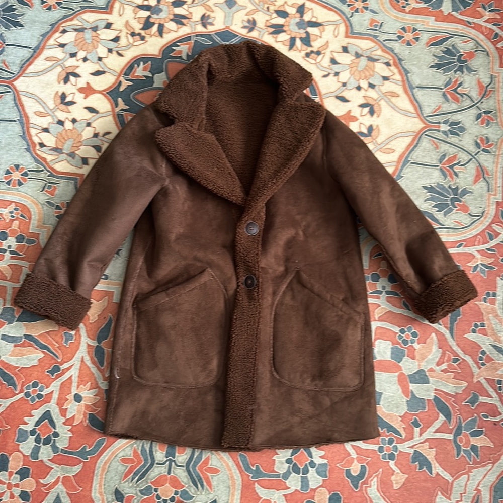 Zara Sherpa Reversable Jacket Size 11/12